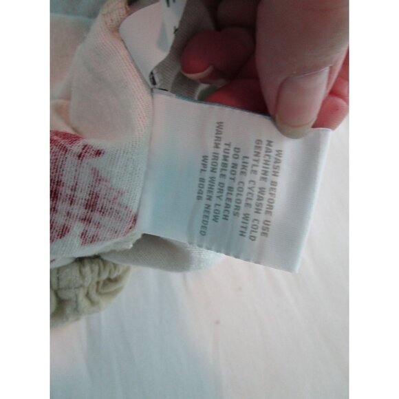 Martha Stewart Collection Queen Flannel Sheet Set Christmas Plaid Scotty Dog - Picture 6 of 16